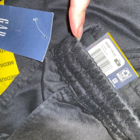 Gap Pull-On Draw string Pants Black Men’s Size MED NWT - Picture 3 of 11